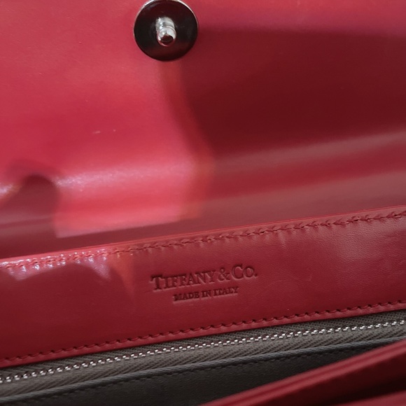 EXTREMELY RARE Tiffany & Co Sutton Leather Clutch - Picture 6 of 12